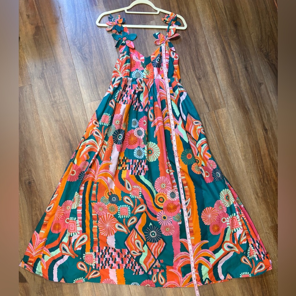 FARM Rio Pink and Green Floral High-Low Dress - Picture 11 of 13